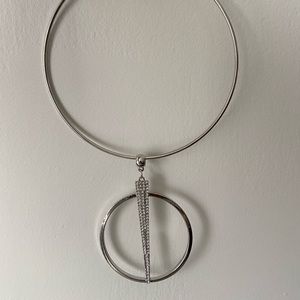 BLING NECKLACE WITH STUD EARRINGS 🗣